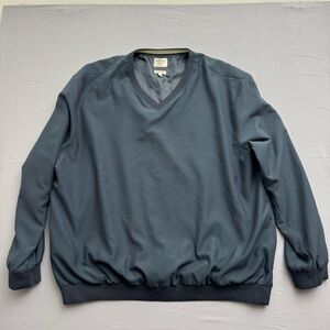 Callaway Golf Brushed Microfiber Windshirt Pullover Jacket XXL Dark Blue Men